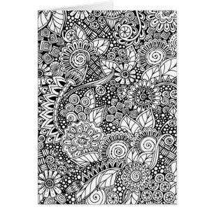 Etnische Floral geïnspireerd