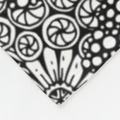 Etnische Floral geïnspireerd Fleece Deken (Hoek)