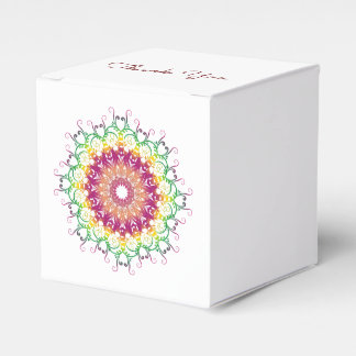 Etnische Floral Mandala. bedankdoosjes. Bedankdoosjes