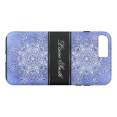 Etnische Floral Mandala op grunge bascgrounde iPho Case-Mate iPhone Case (Achterkant (Horizontaal))