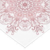 Etnische florale koraalmandala tafelkleed (Gekanteld)