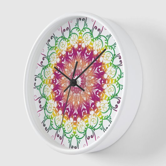 Etnische florale mandala. (Hoek)