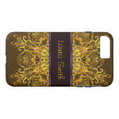 Etnische florale mandala. iPhone-zaak Case-Mate iPhone Case (Achterkant (Horizontaal))
