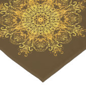 Etnische florale mandala. korte tafelloper (Hoek)