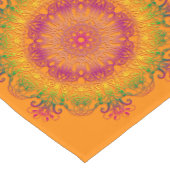 Etnische florale mandala. korte tafelloper (Hoek)