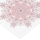 Etnische florale mandala. korte tafelloper (Hoek)