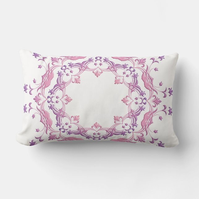 Etnische florale mandala kussen (Voorkant)