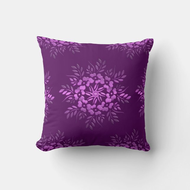 Etnische florale mandala. kussen (Voorkant)