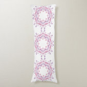 Etnische florale mandala. lichaamskussen (Voorkant Verticaal)