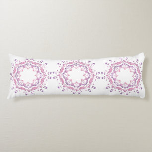 Etnische florale mandala. lichaamskussen