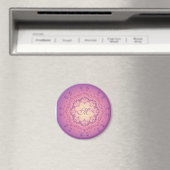 Etnische florale mandala. Monogram. Magnet (Insitu (Vaatwasser))