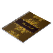 Etnische florale mandala. notitieboek (Linkerzijde)