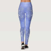 Etnische florale mandala op grunge achtergrond leggings (Achterkant)