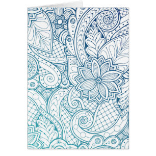 Etnische florale Mandala patroon