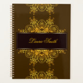 Etnische florale mandala. planner (Voorkant)
