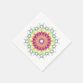 Etnische florale mandala. servetten (Hoek)