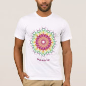 Etnische florale mandala. t-shirt (Voorkant)