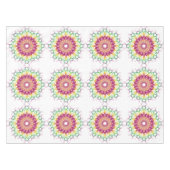 Etnische florale mandala tafelkleed (Voorkant (Horizontaal))