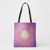 Etnische florale mandala tote bag (Voorkant)