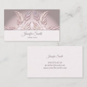 Etnische florale mandala. visitekaartje (Voorkant / Achterkant)