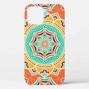 Etnische florale naadloos patroon Case-Mate iPhone case