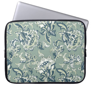 etnische florale naadloze patronen. folklboorbatik laptop sleeve