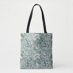 etnische florale naadloze patronen. folklboorbatik tote bag