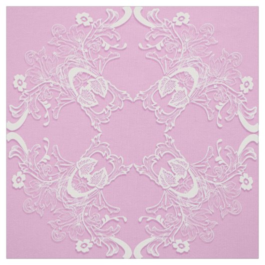 Etnische florroze mandala. stof (Swatch)