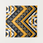 Etnische geometric Oriental Pattern traditional de Wandkleed (Voorkant (horizontaal))