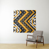 Etnische geometric Oriental Pattern traditional de Wandkleed (In Situ (horizontaal))