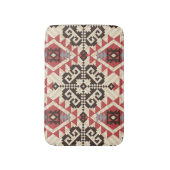 Etnische geometrie: Abstract naadloos Badmat (Voorkant Verticaal)