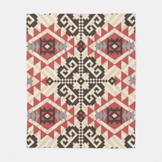 Etnische geometrie: Abstract naadloos Fleece Deken
