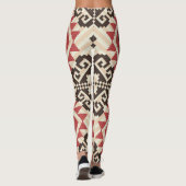 Etnische geometrie: Abstract naadloos Leggings (Achterkant)