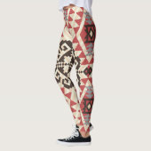 Etnische geometrie: Abstract naadloos Leggings (Links)