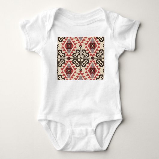 Etnische geometrie: Abstract naadloos Romper (Voorkant)