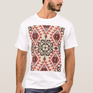 Etnische geometrie: Abstract naadloos T-shirt