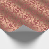 Etnische geometrische Abstracte patronen Cadeaupapier (Hoek)