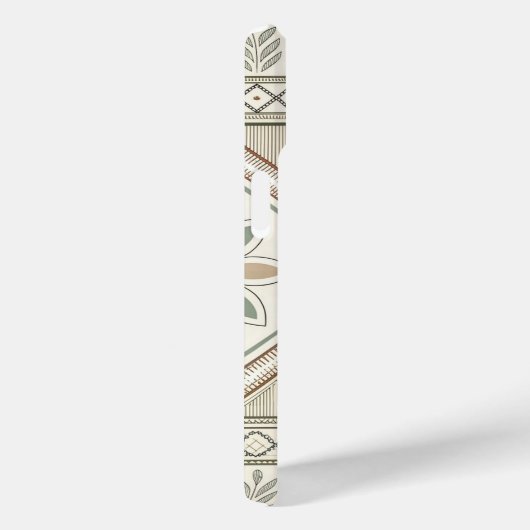 Etnische geometrische bloementribale naadloze patr Case-Mate iPhone case (Achterkant / Rechts)