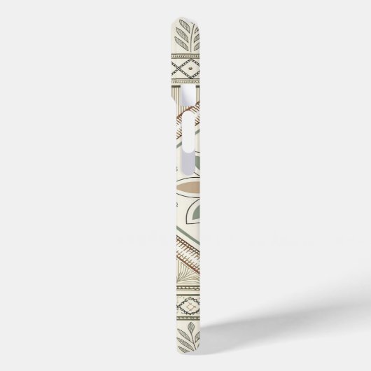 Etnische geometrische bloementribale naadloze patr Case-Mate iPhone case (Achterkant / Links)