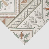 Etnische geometrische bloementribale naadloze patr tissuepapier (Detail)