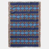 Etnische geometrische patronen. deken (Voorkant Verticaal)