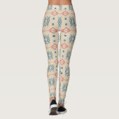 Etnische geometrische patronen leggings (Achterkant)