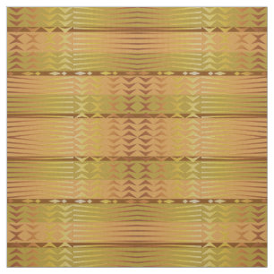 Etnische gouden afrikaanse geometrische patronen. stof