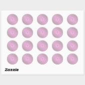 Etnische gradiënt Mandala Klassic Round Sticker (Vel)