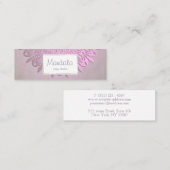 Etnische gradiënt mandala mini visitekaartje (Voorkant / Achterkant)