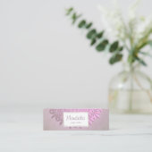 Etnische gradiënt mandala mini visitekaartje (Staand voorkant)