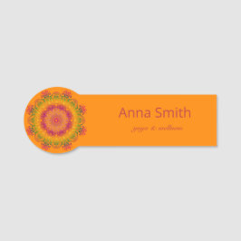 Etnische gradiënt Mandala Naamplaatje