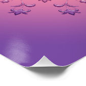 Etnische gradiënt mandala poster (Hoek)