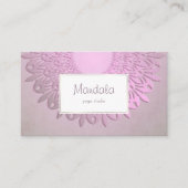 Etnische gradiënt mandala visitekaartje (Voorkant)