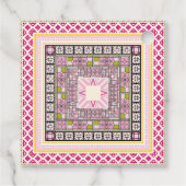 Etnische grens bedankjes labels (Achterkant)